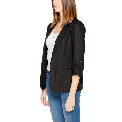 Only Black Linen Blazer