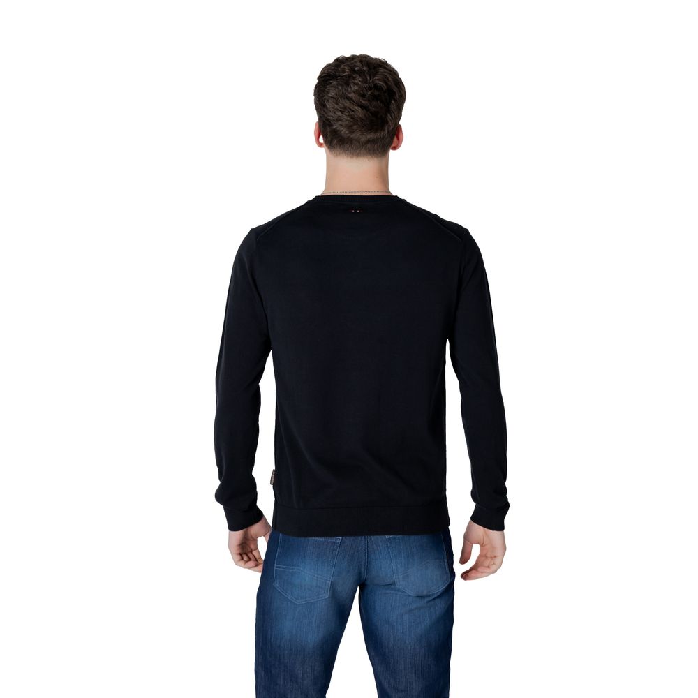Napapijri Black Cotton Sweatshirt