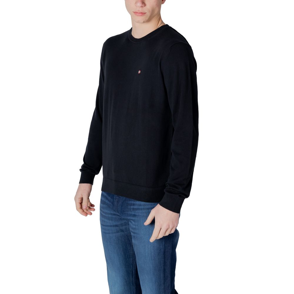 Napapijri Black Cotton Sweatshirt