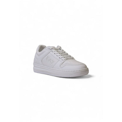 EA7 Emporio Armani – Weiße Polyester-Sneaker