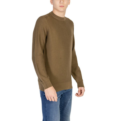 Hugo Boss Grünes Baumwoll-Sweatshirt