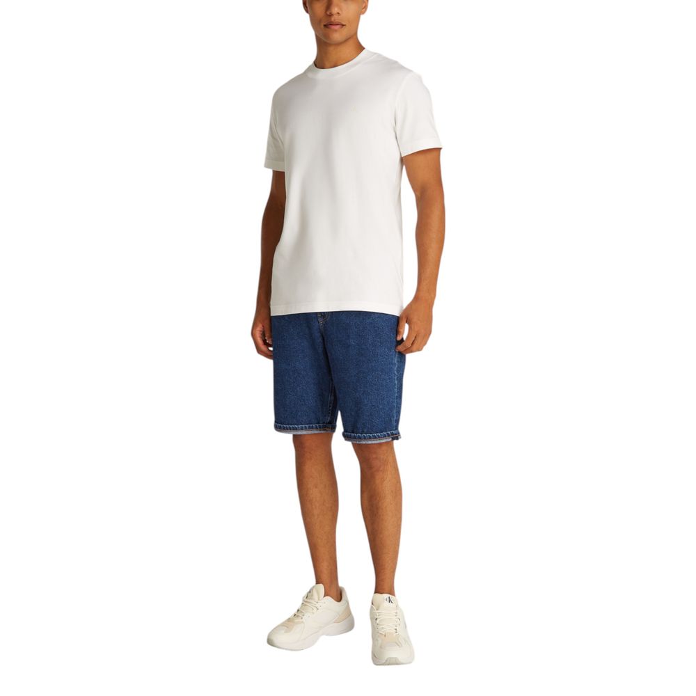 Calvin Klein Jeans – Blaue Baumwoll-Bermuda