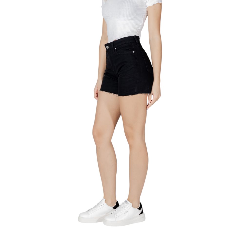 Calvin Klein Jeans – Schwarze Baumwollshorts
