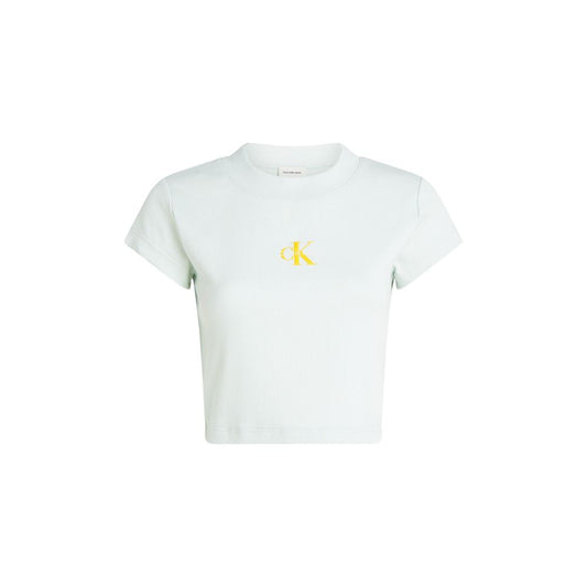 Calvin Klein Jeans – Grünes Baumwoll-T-Shirt
