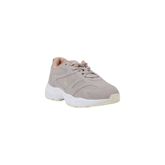Calvin Klein Jeans – Graue Sneaker aus Kunstleder