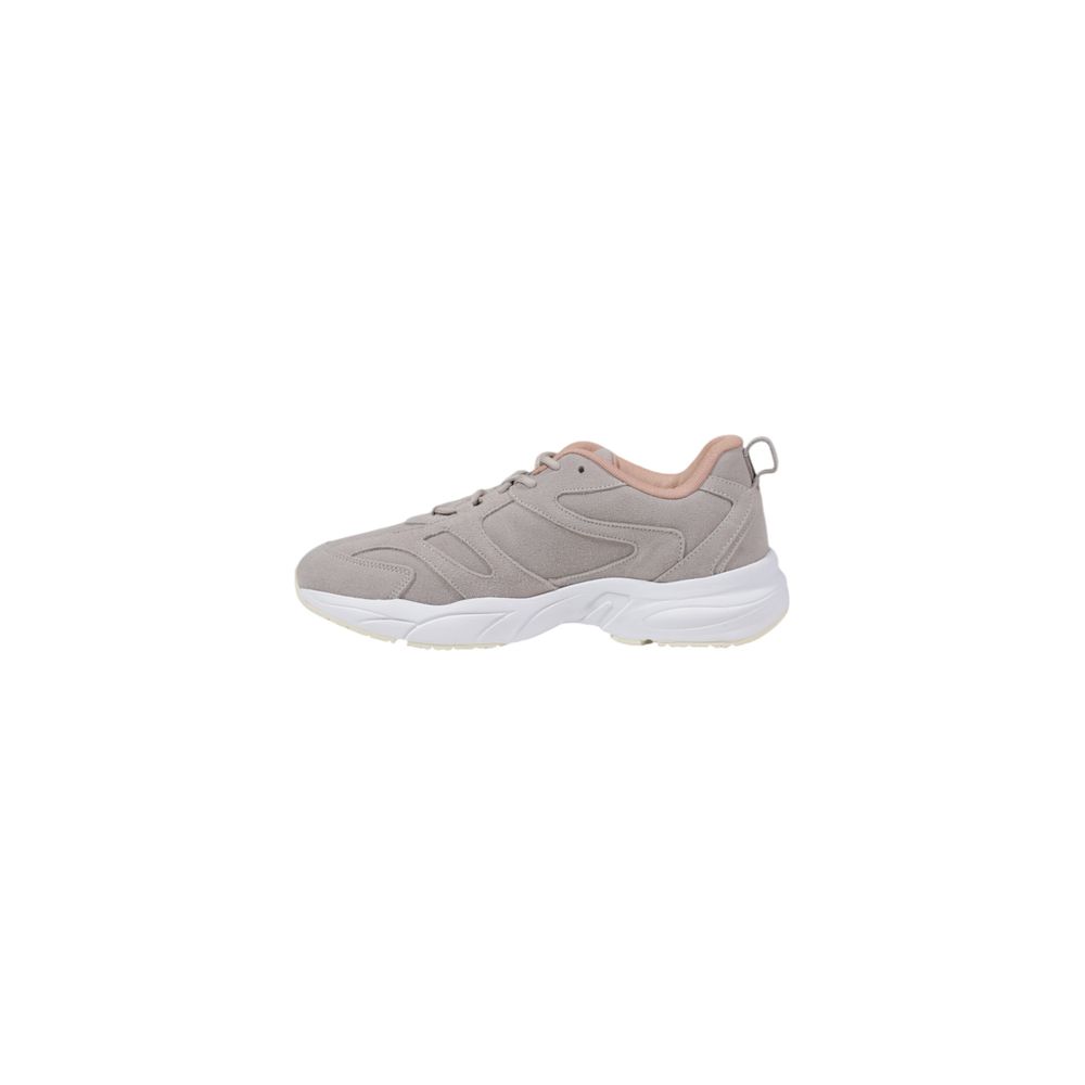 Calvin Klein Jeans – Graue Sneaker aus Kunstleder