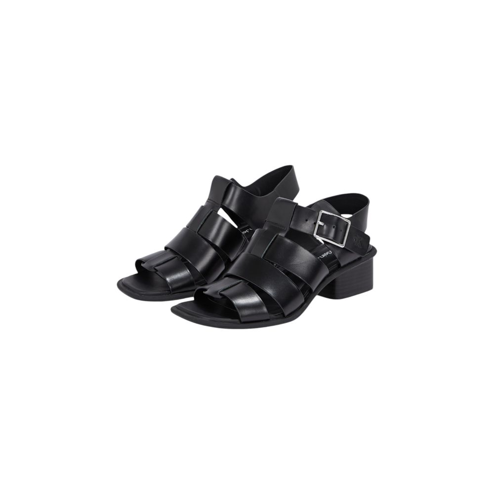 Calvin Klein Jeans – Schwarze Polyester-Sandalen