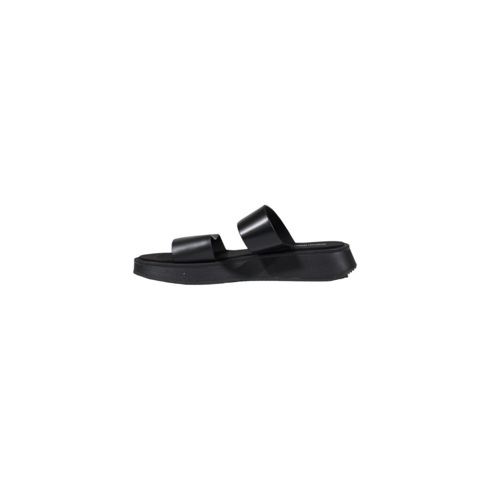 Calvin Klein Jeans – Schwarze Ledersandalen