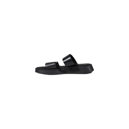 Calvin Klein Jeans – Schwarze Ledersandalen