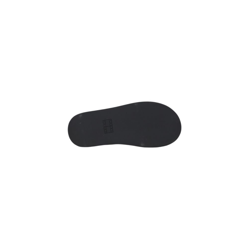 Tommy Hilfiger Jeans – Schwarze Ledersandalen