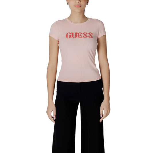 Guess Mehrfarbiges Baumwoll-T-Shirt