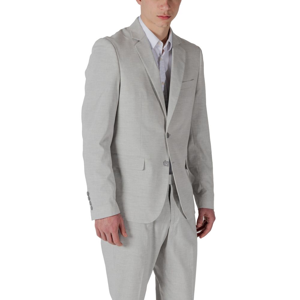 Antony Morato Grauer Polyester-Blazer