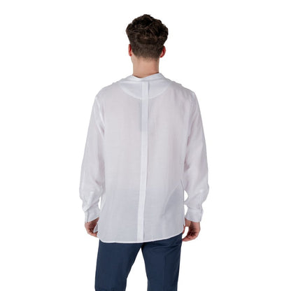 Antony Morato White Lyocell Shirt
