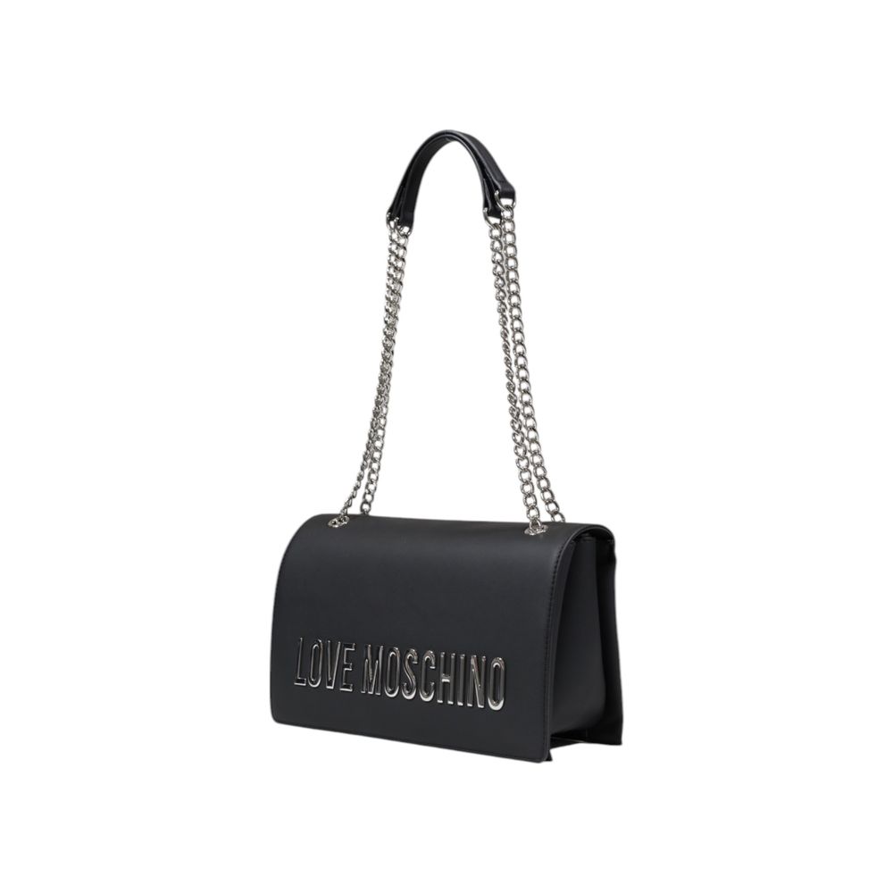 Love Moschino – Graue Handtasche aus Polyethylen