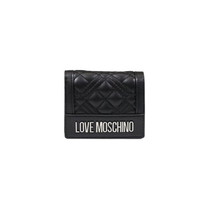 Love Moschino – Schwarze Geldbörse aus Polyethylen