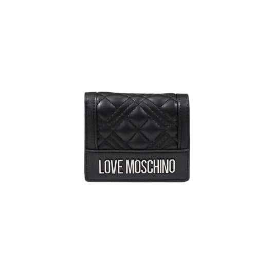 Love Moschino – Schwarze Geldbörse aus Polyethylen