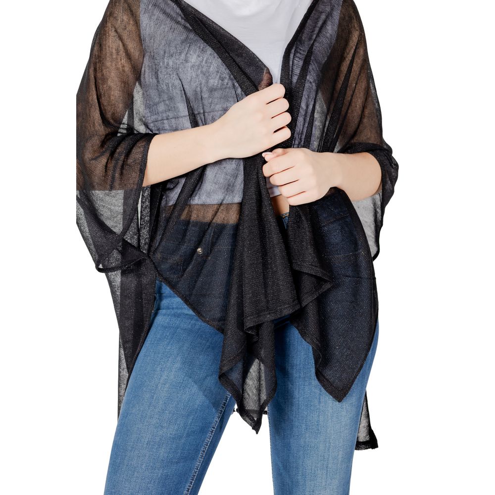 Liu Jo Black Polyacrylic Jackets & Coat