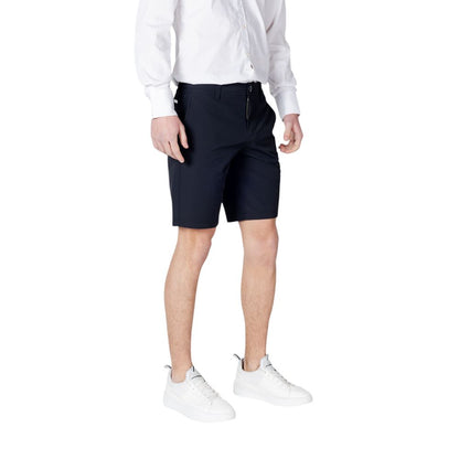 Armani Exchange – Blaue Polyamid-Bermuda