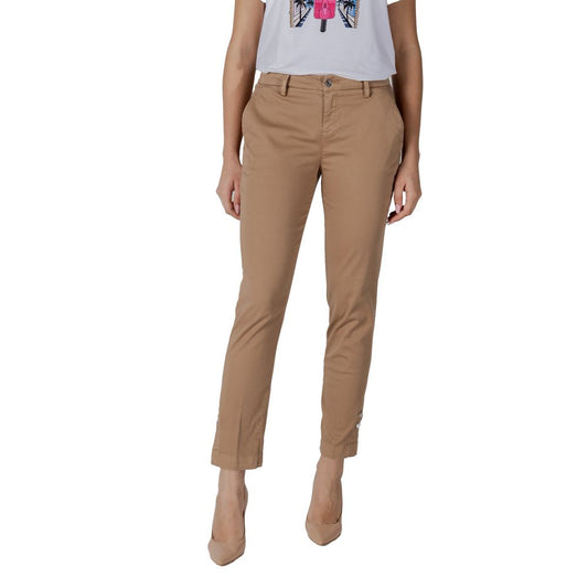 Liu Jo Beige Baumwollhose