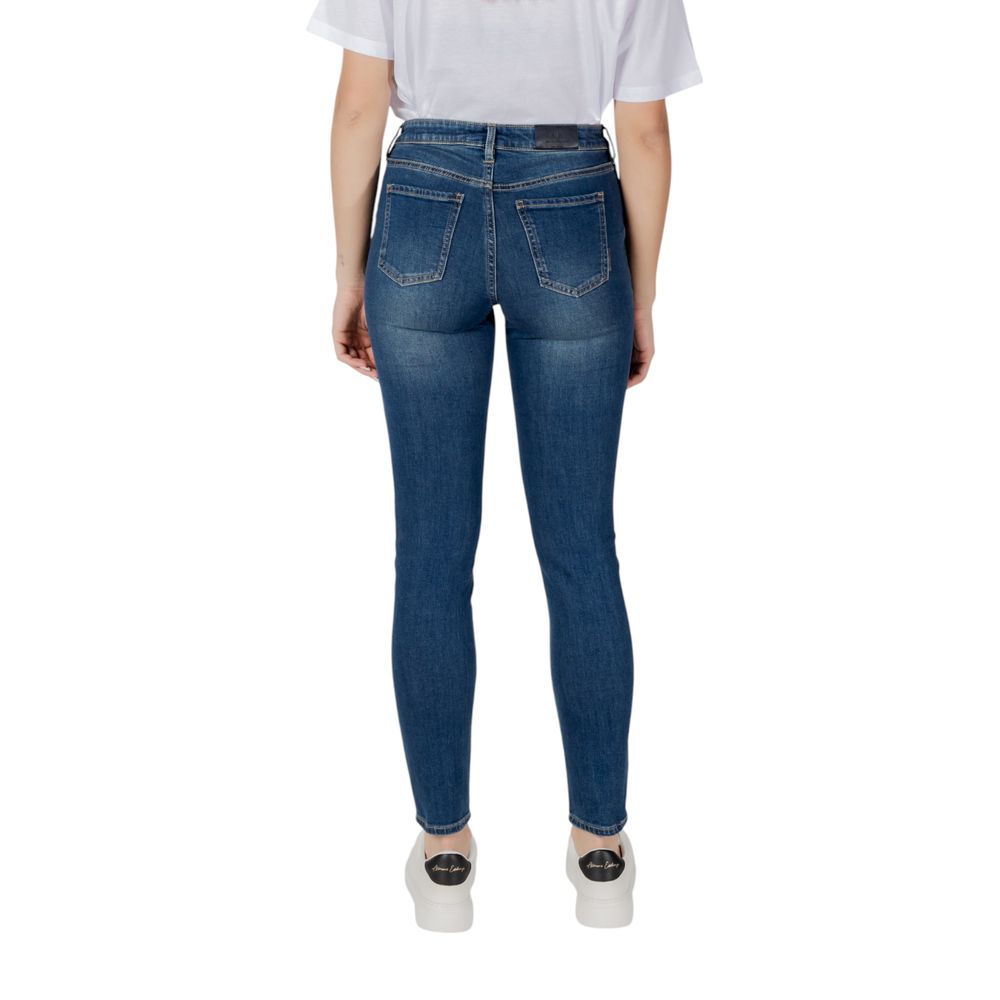 Armani Exchange – Blaue Skinny-Jeans aus Baumwolle