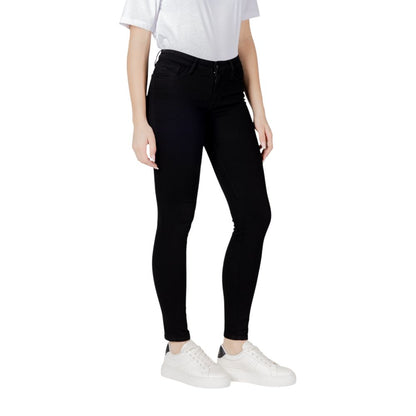 Armani Exchange – Schwarze Skinny-Jeans aus Baumwolle