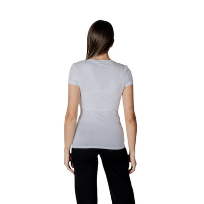 Armani Exchange – Weißes Baumwoll-T-Shirt