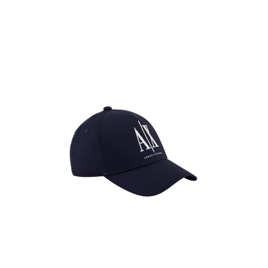 Armani Exchange Blue Cotton Cap (Baseball Hat)