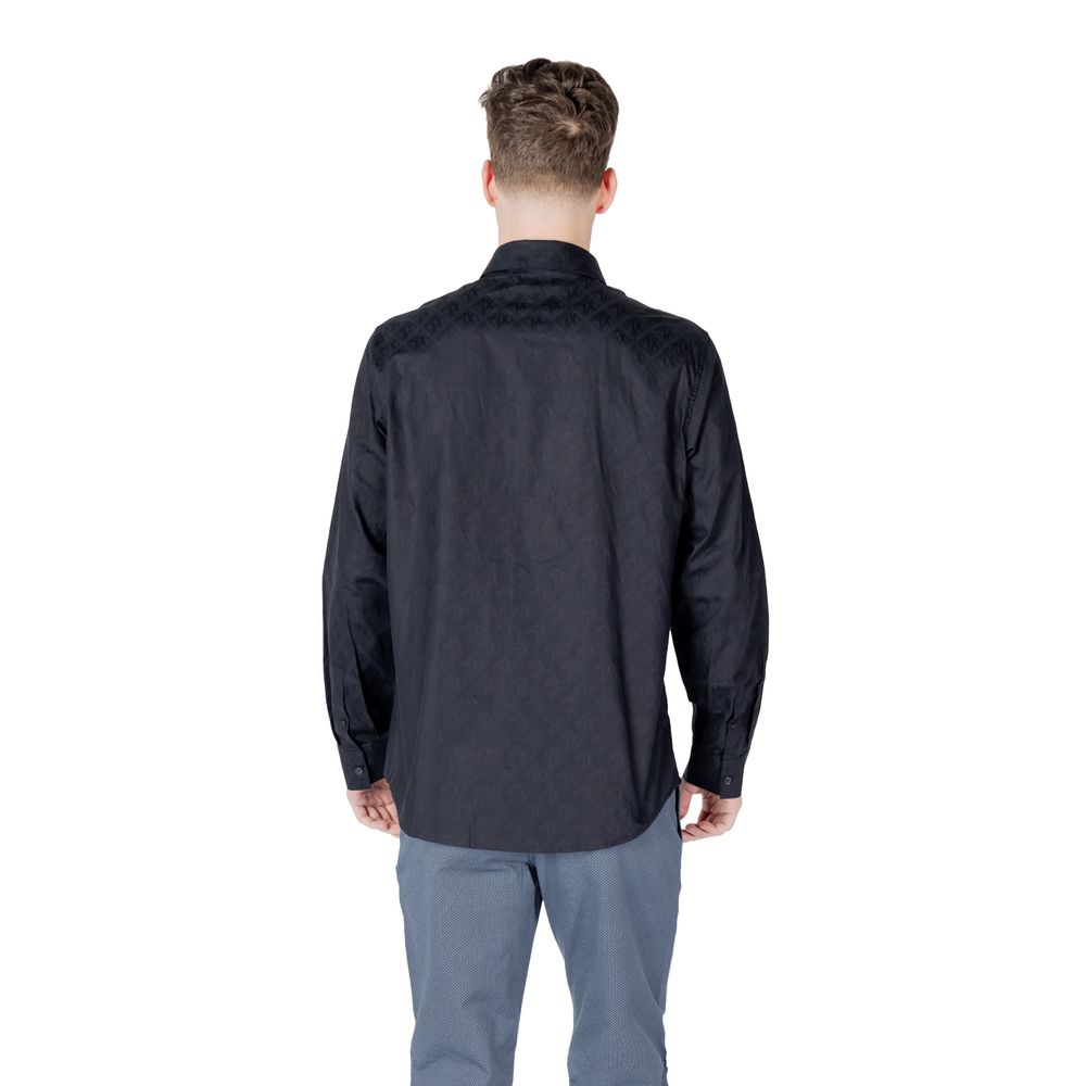 Blaues Baumwollhemd von Armani Exchange