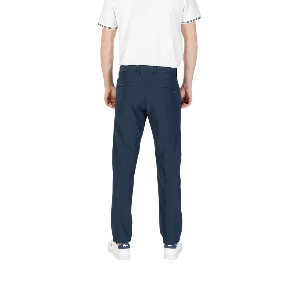 Hugo Boss – Enge Polyesterhose in Blau