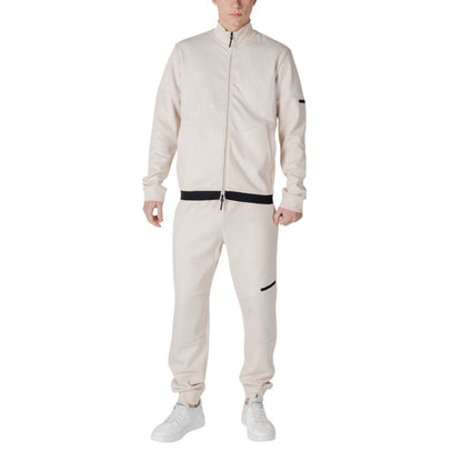 EA7 Emporio Armani – Trainingsanzug aus Baumwolle in Beige