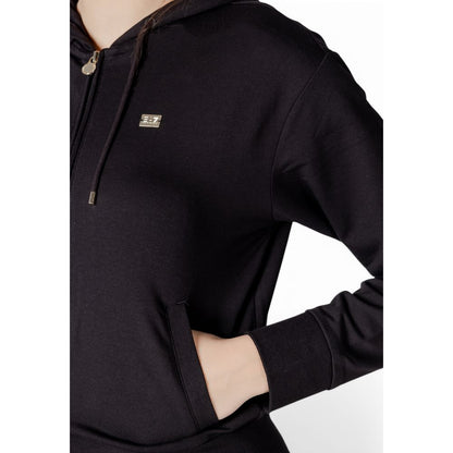 EA7 Emporio Armani – Schwarzer Trainingsanzug aus Baumwolle