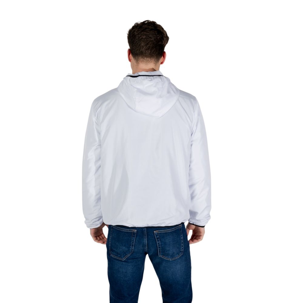 EA7 Emporio Armani Weiße Polyesterjacken und -mäntel