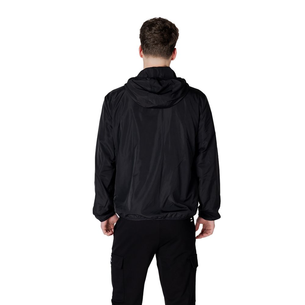 EA7 Emporio Armani Schwarze Polyesterjacken und -mäntel