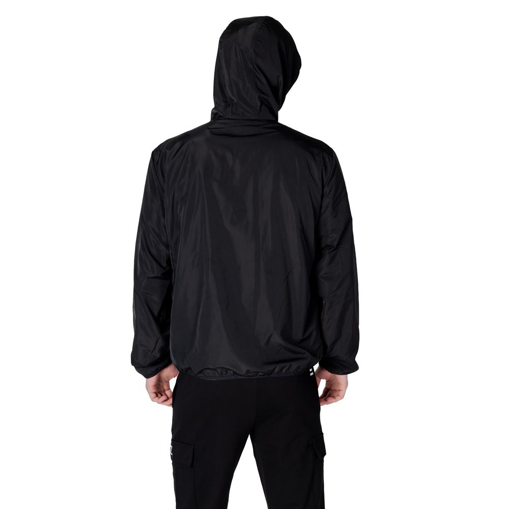 EA7 Emporio Armani Schwarze Polyesterjacken und -mäntel