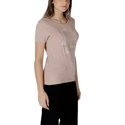 EA7 Emporio Armani – Rosa Baumwoll-T-Shirt