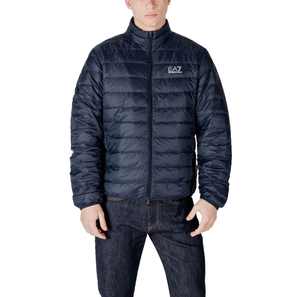 EA7 Emporio Armani Blaue Polyamidjacken und -mäntel