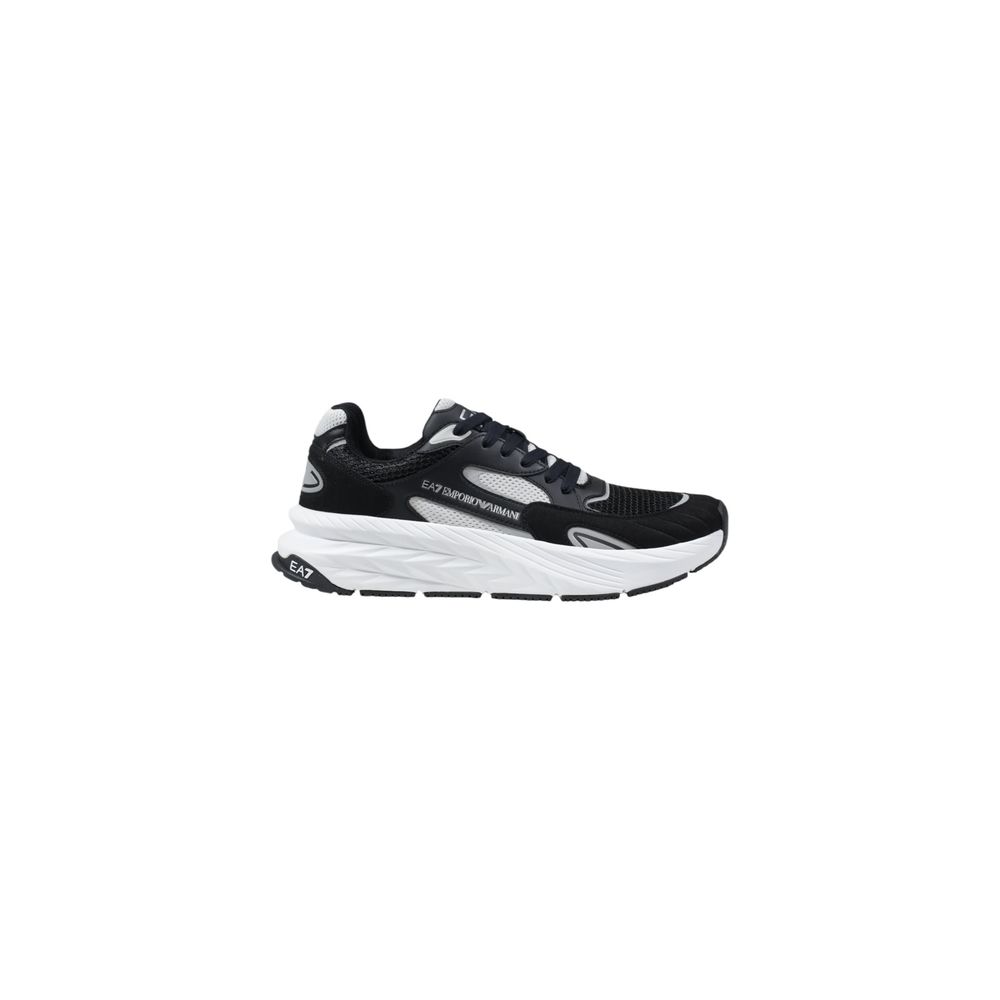 EA7 Emporio Armani Zweifarbiger Polyester-Sneaker