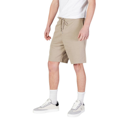 Replay Beige Cotton Bermuda Shorts