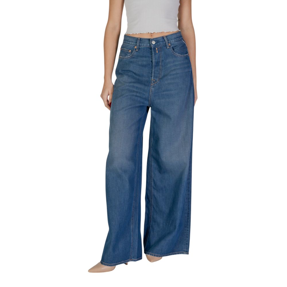 Replay Bootcut-Jeans aus Baumwolle, Blau