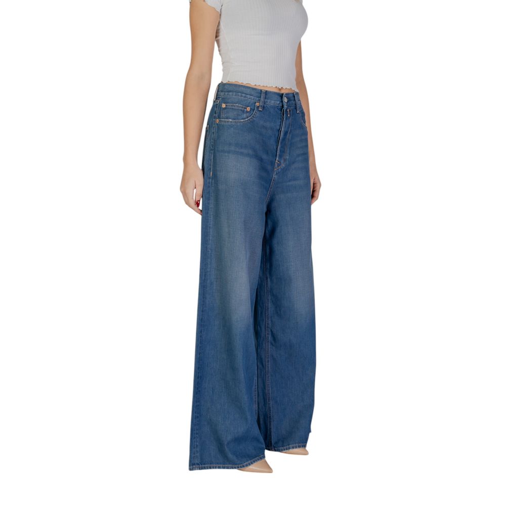 Replay Bootcut-Jeans aus Baumwolle, Blau