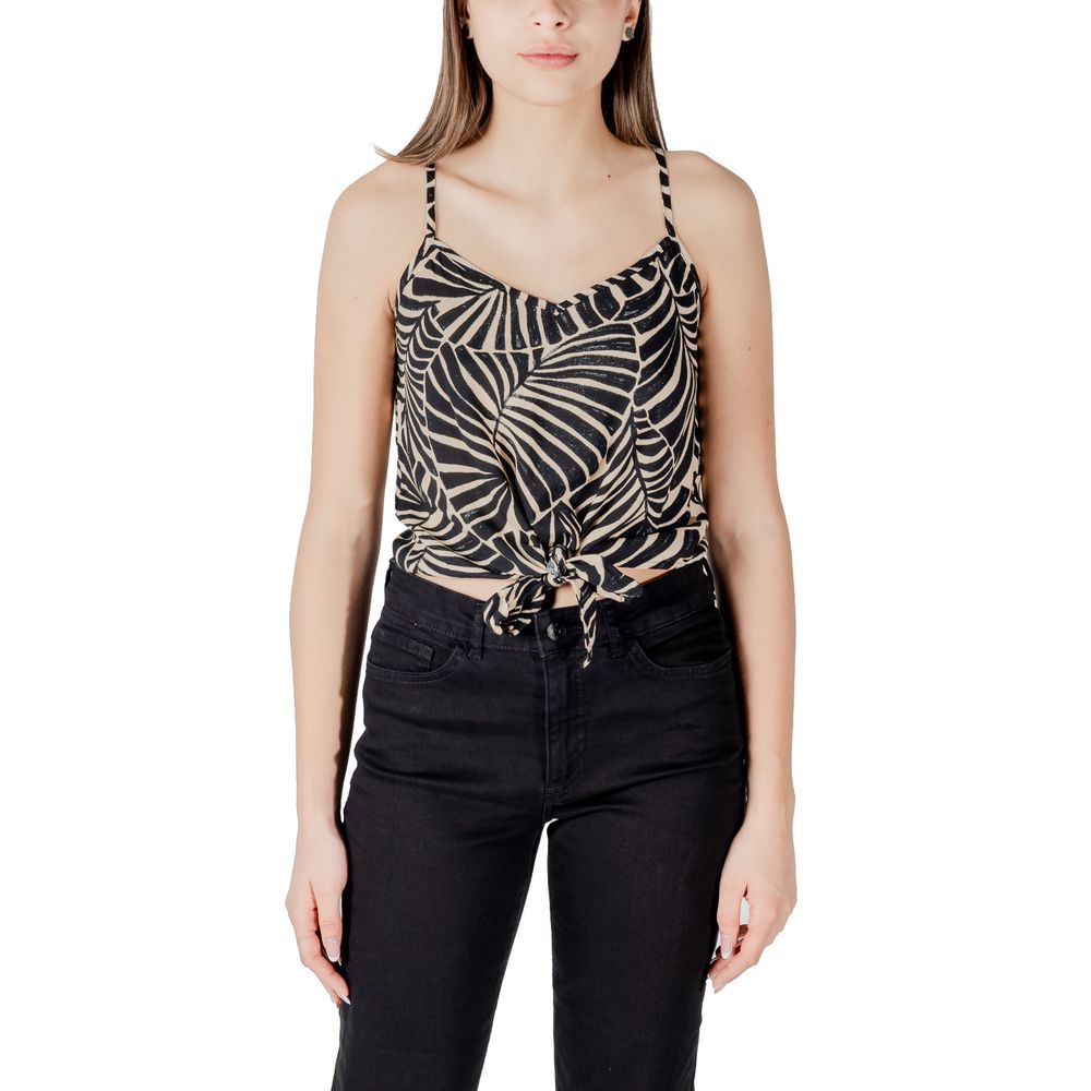 Only – Schwarzes Viskose-Tanktop