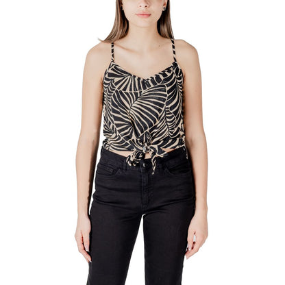 Only – Schwarzes Viskose-Tanktop