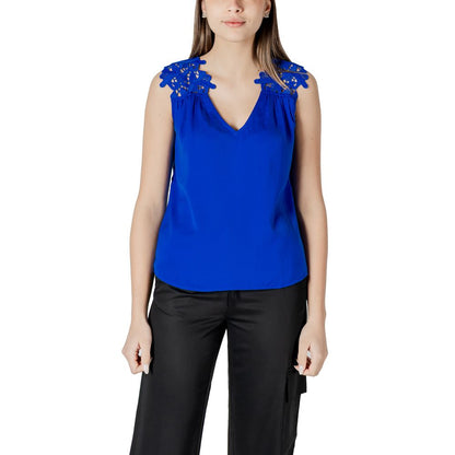 Morgan De Toi – Blaues Polyester-Tanktop