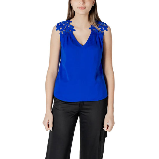Morgan De Toi – Blaues Polyester-Tanktop