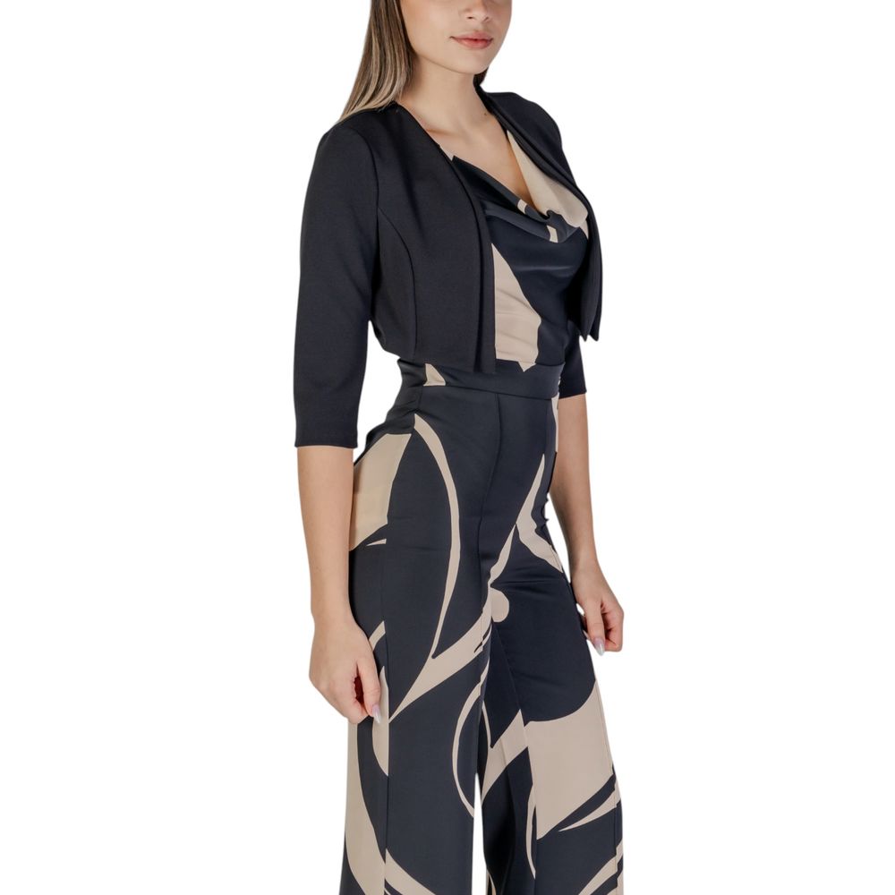 Rinascimento Schwarzer Polyesterpullover