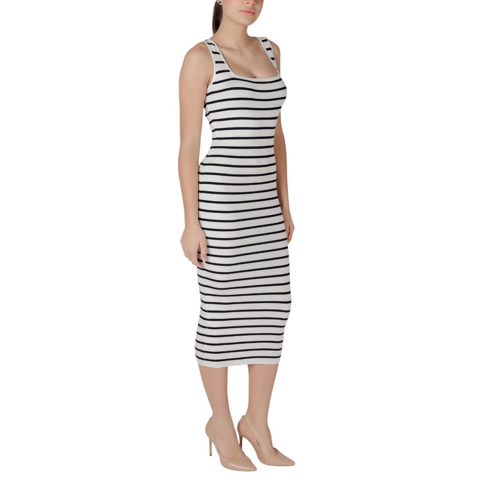 Morgan De Toi Beige Viskose Maxikleid