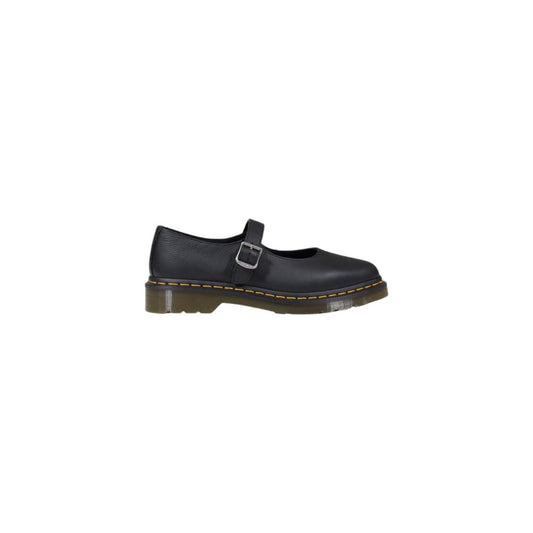 Dr. Martens – Schwarze Leder-Plateauschuhe