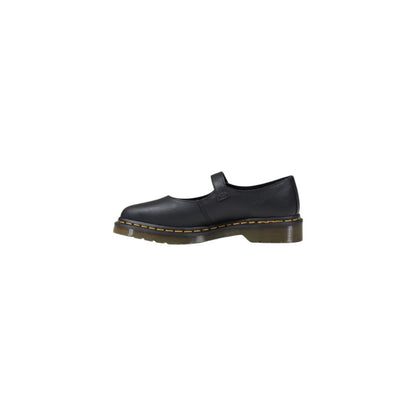 Dr. Martens – Schwarze Leder-Plateauschuhe