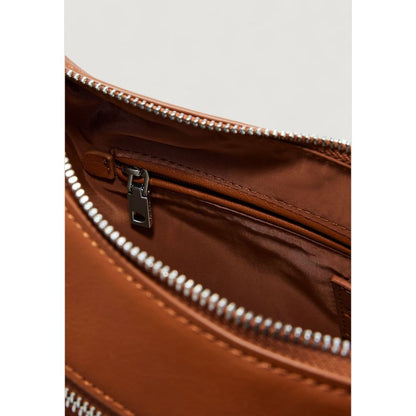 Desigual Braune Polyethylen-Handtasche