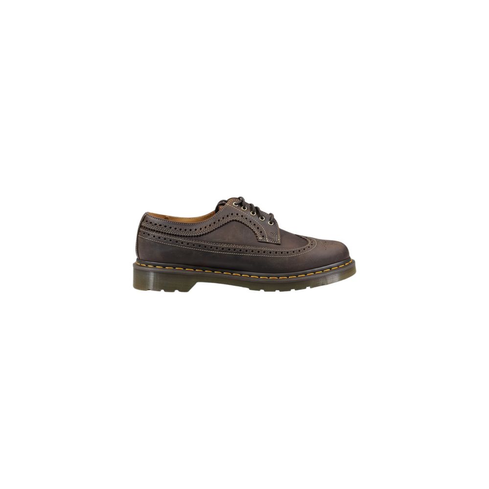 Dr. Martens braune Leder-Oxfords und Derbies